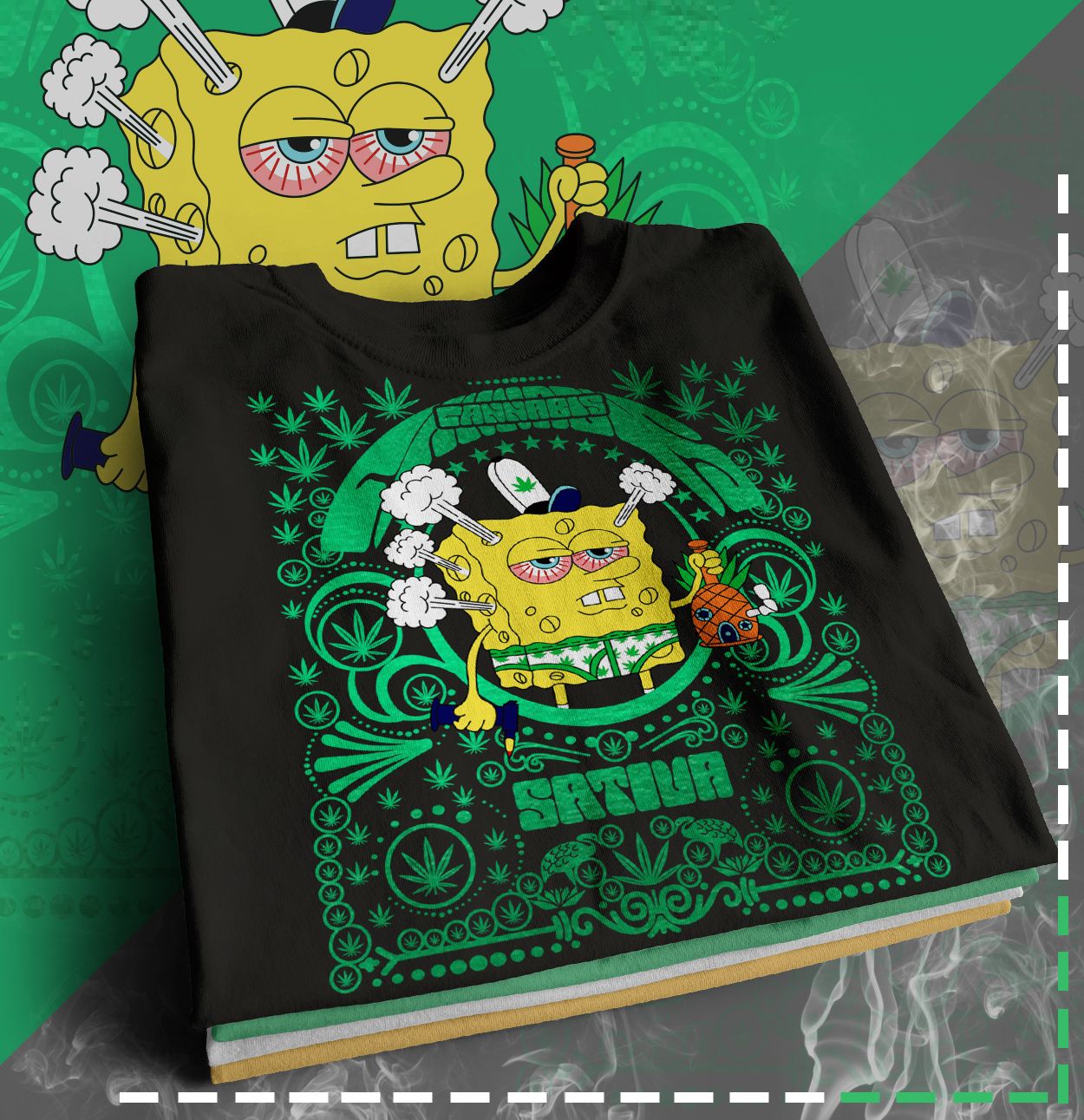 T-Shirts Premium Urban Cannabis - Imagen 3